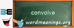 WordMeaning blackboard for convolve